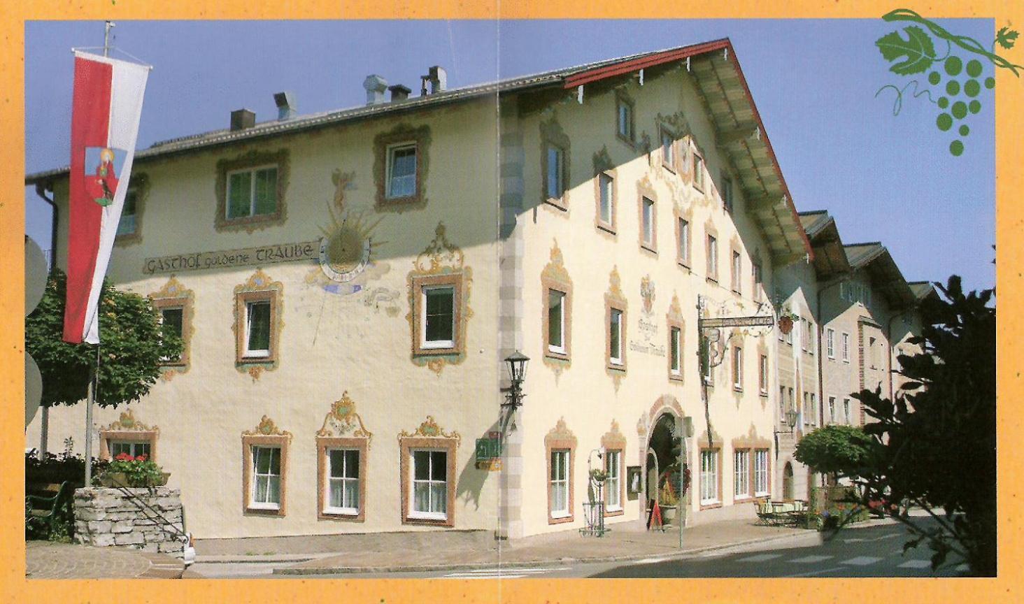 Gasthof Goldene Traube ゴリング・アン・デア・ザルツァッハ エクステリア 写真
